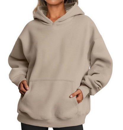 Women's Oversized Fleece Hoodie for Cozy Everyday Streetwear Style