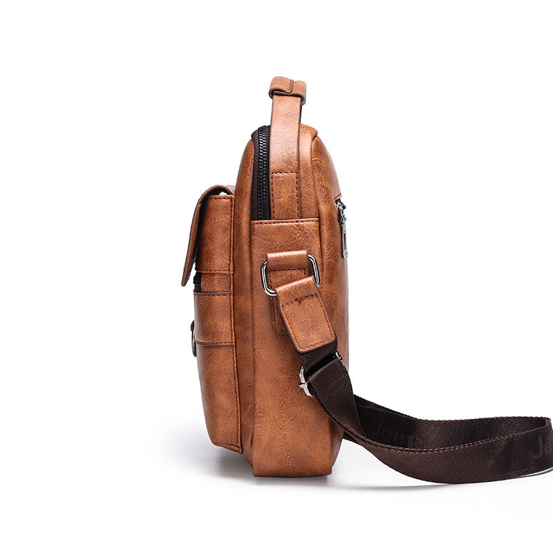 Mens Shoulder Bag Retro Document Messenger Bag