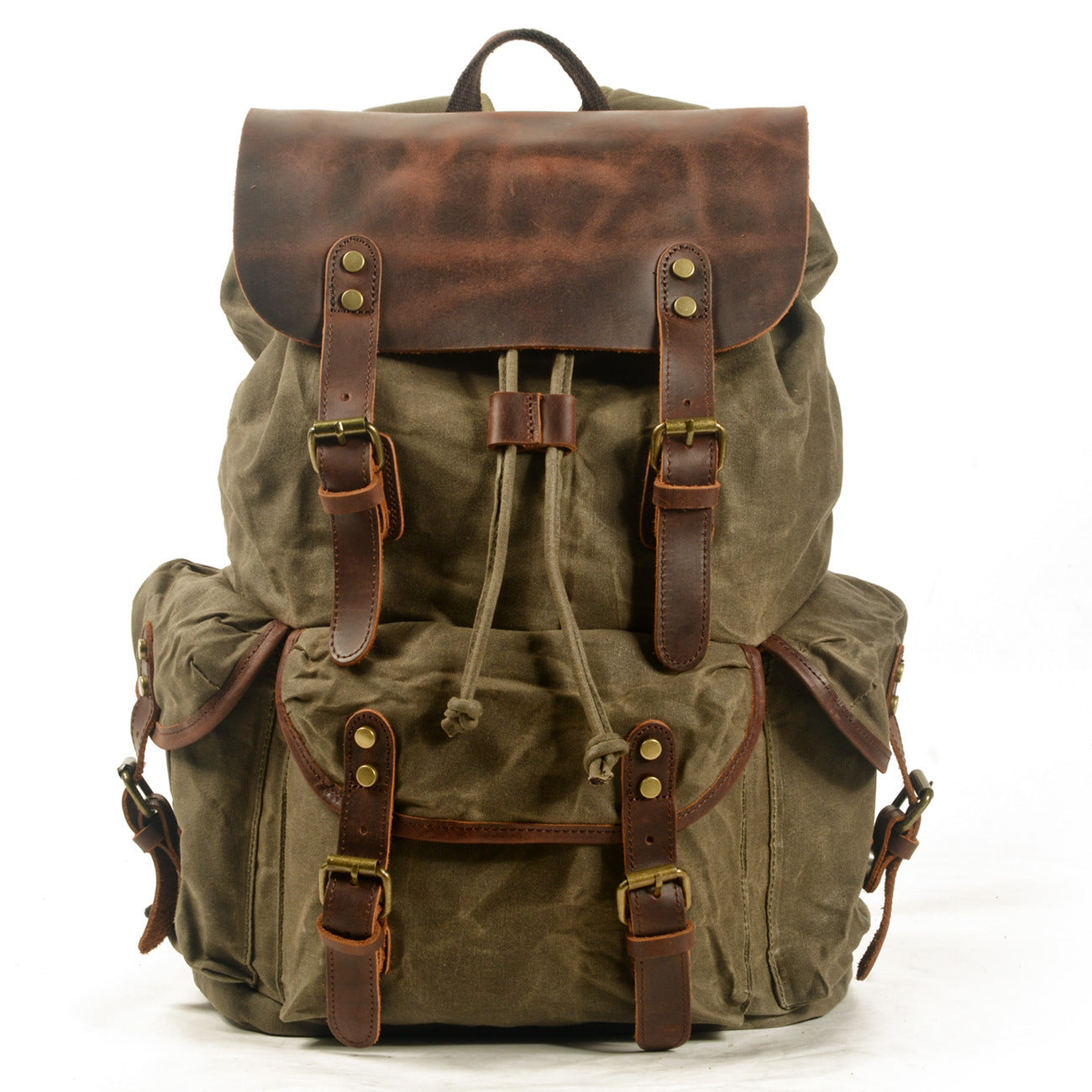 Men's Oil Wax Canvas Bag | Large Capacity Travel Bag