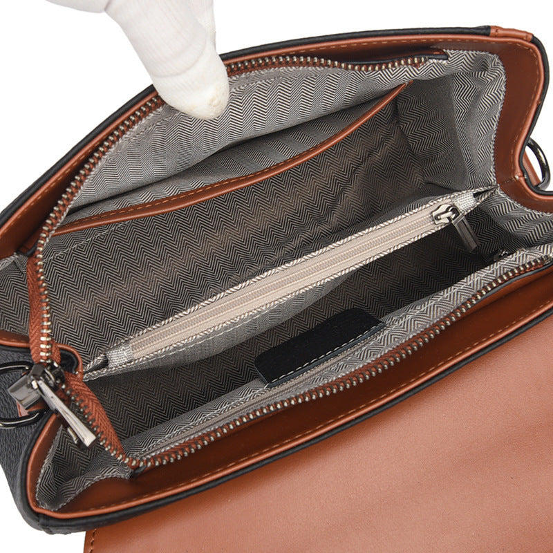 Womens Stylish Soft Leather Textured Luxury Handbag
