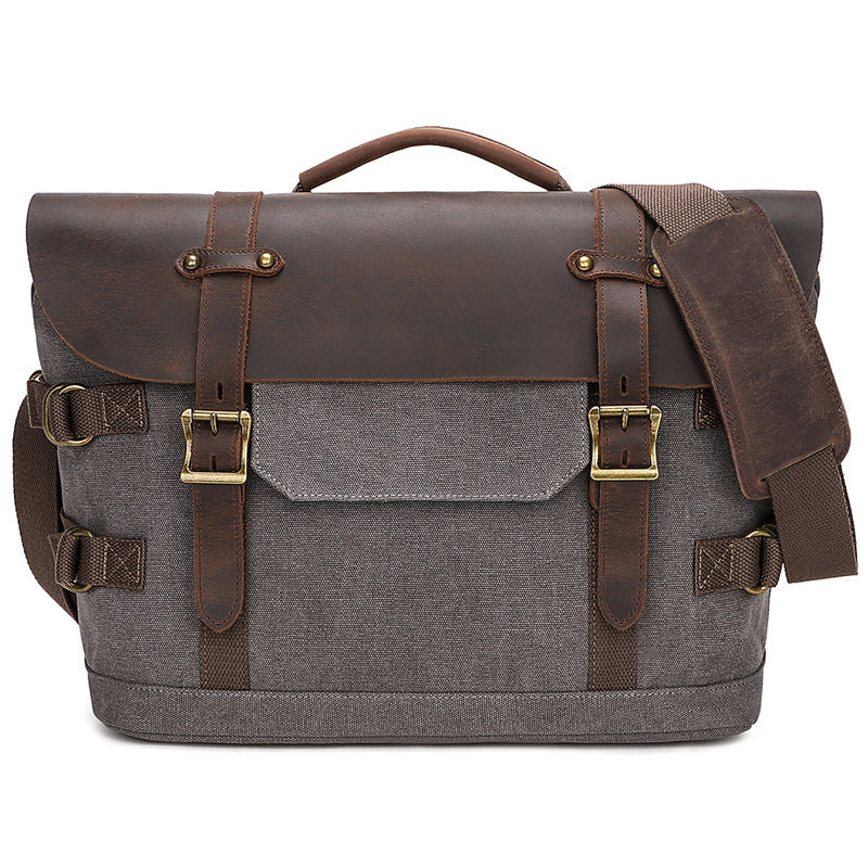 Mens Canvas Shoulder Casual Men's Messenger Bag