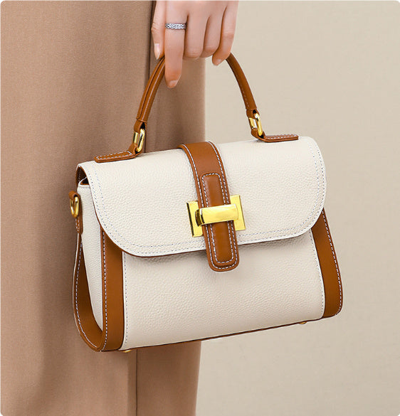 Womens Light Luxury One-shoulder Versatile Advanced Textured Handbag