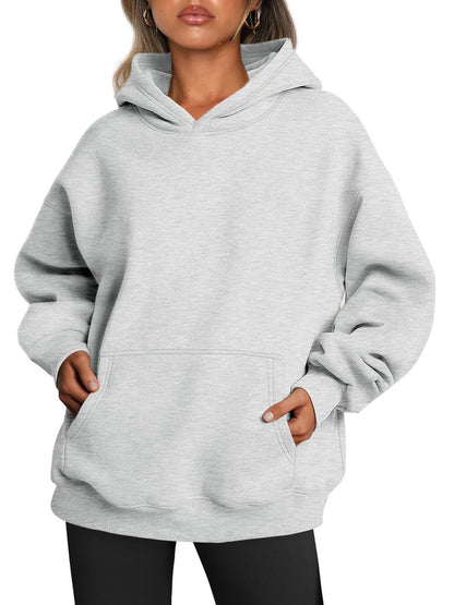 Women's Oversized Fleece Hoodie for Cozy Everyday Streetwear Style