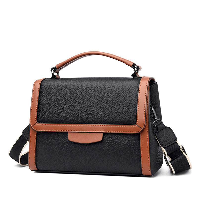 Womens Stylish Soft Leather Textured Luxury Handbag