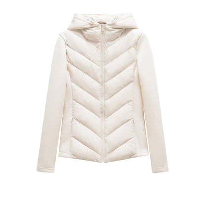 Women's Slim Hooded Padded Jacket for Chic Winter Comfort