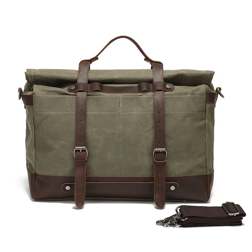 Men’s Canvas Shoulder Bag Casual Crossbody Messenger Satchel Travel Bag