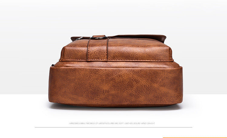 Mens Shoulder Bag Retro Document Messenger Bag