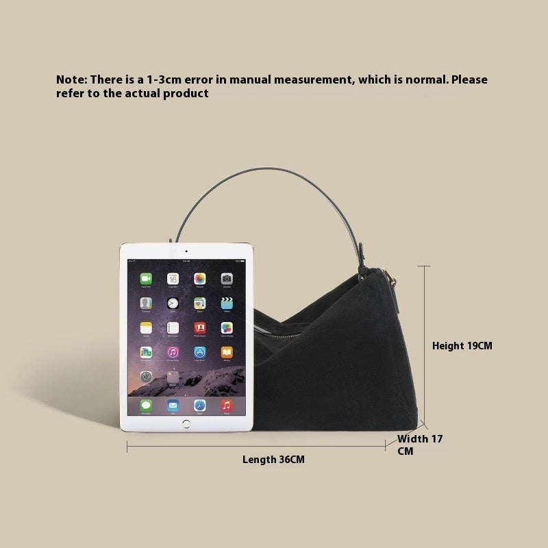 Womens High-grade Versatile Cowhide Handbag